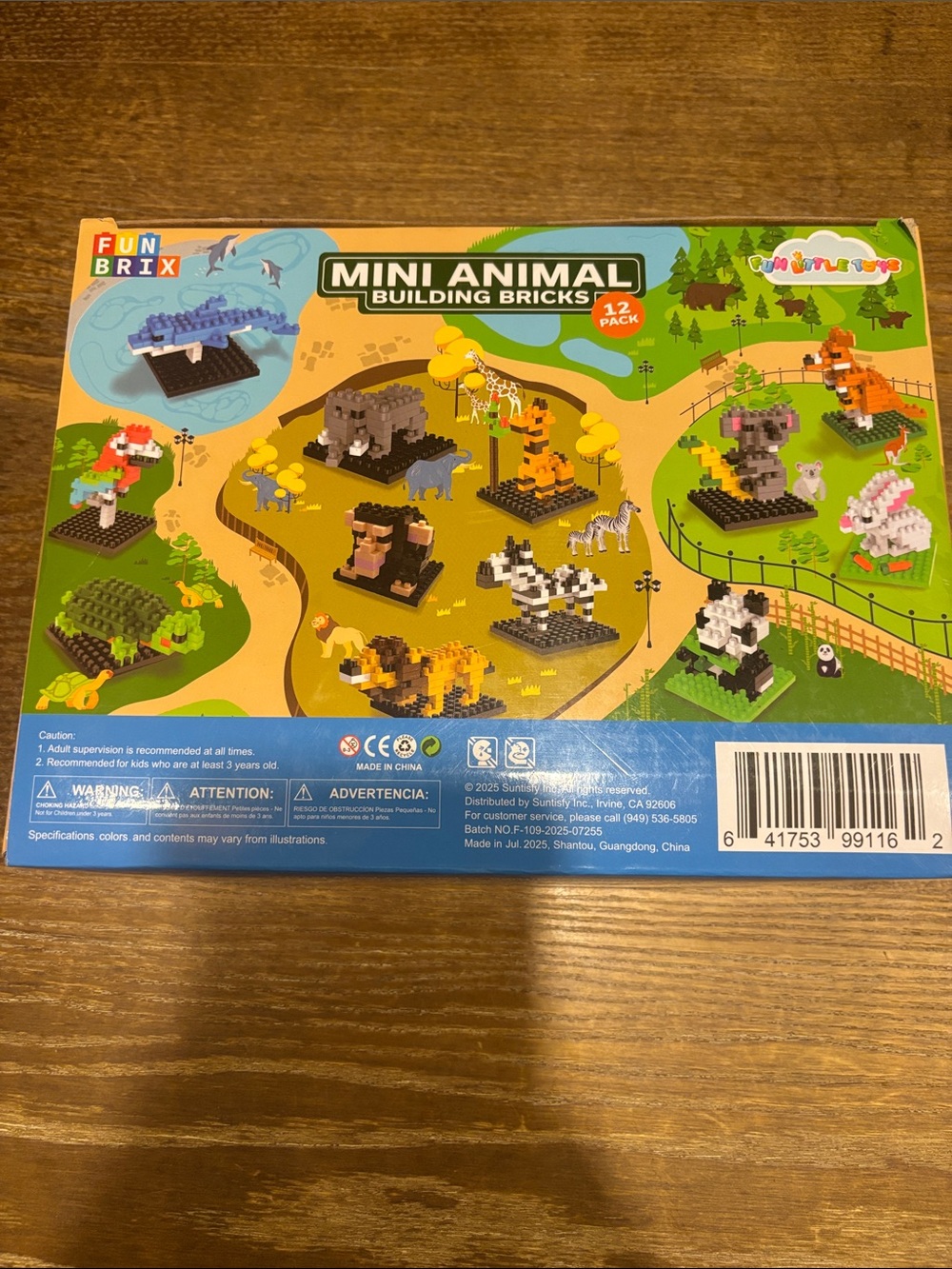 Mini Animal Building Bricks Set - Multicolor - Picture 2 of 4
